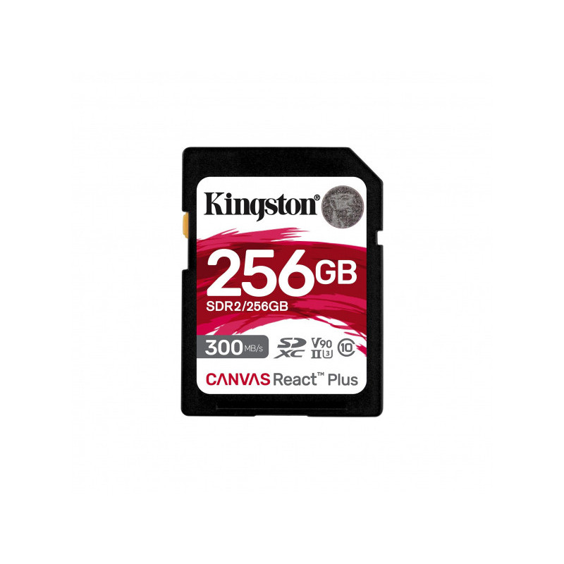 Kingston Canvas React Plus 256GB SDXC SDR2/256GB 