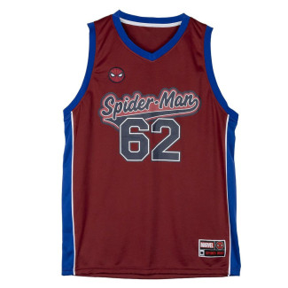 Maglia da basket Spider-Man Rosso Unisex