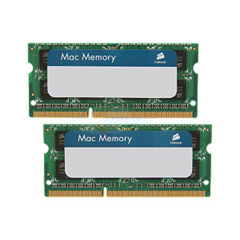 Barette mémoire Corsair Mac Memory SO-DDR3 1333MHz 8Go (2x 4Go) CMSA8GX3M2A1333C9 