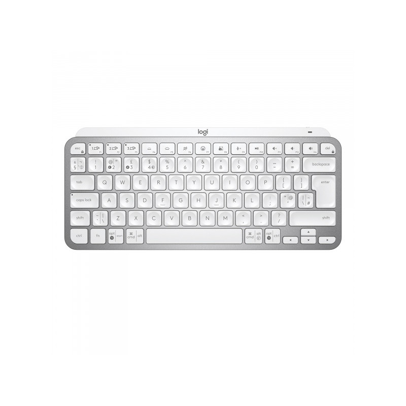 Logitech MX Keys Mini Bluetooth Tastatur - beleuchtet Hellgrau - 920-010480 