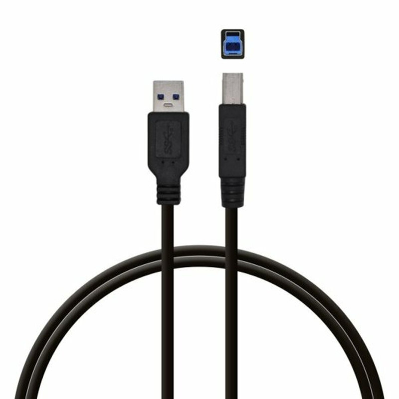 Cable USB PcCom Negro 2 m