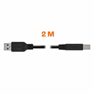 Cable USB PcCom Negro 2 m