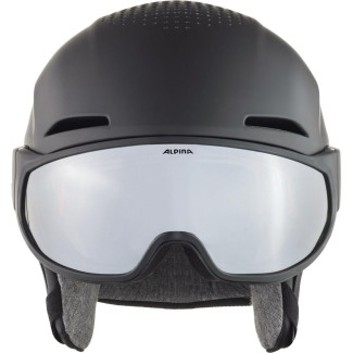 Casco da sci Alpina A9238230 Nero Monocromatica 55-59 cm