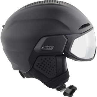 Casco da sci Alpina A9238230 Nero Monocromatica 55-59 cm