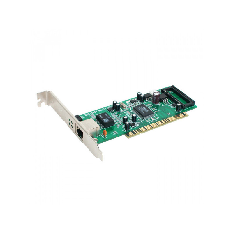 D-Link Interne - Avec fil - PCI - Ethernet - 2000 Mbit/s - Vert DGE-528T 