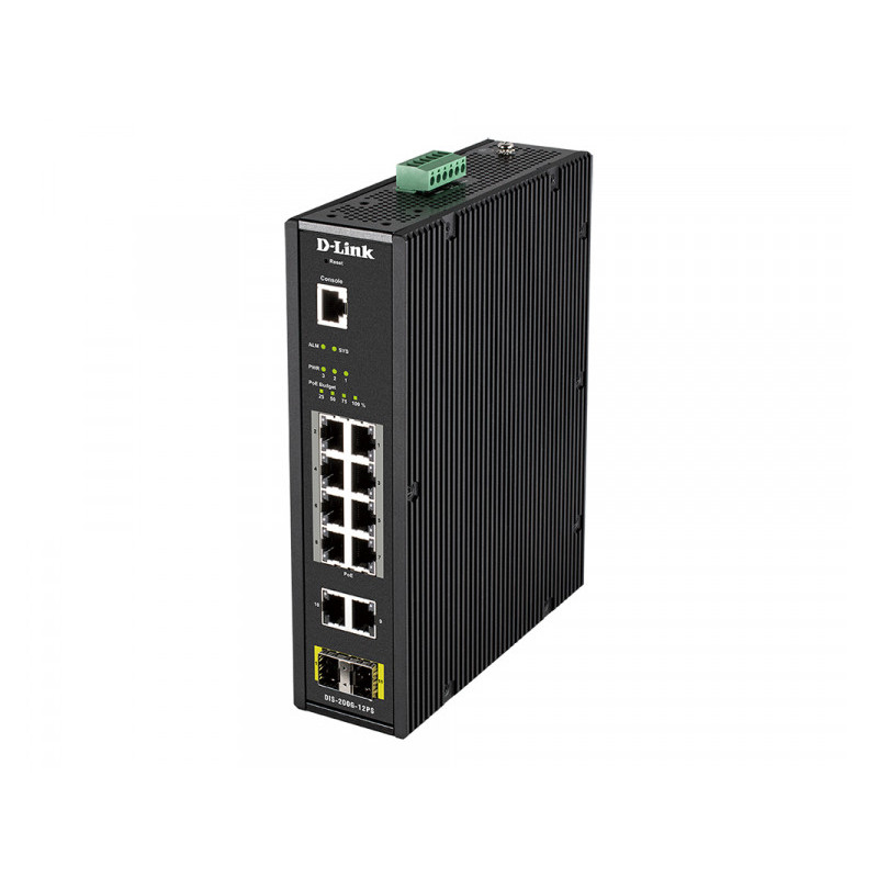 D-LINK DIS-200G-12PS 12-Port L2 Smart Manag Gigabit - DIS-200G-12PS 