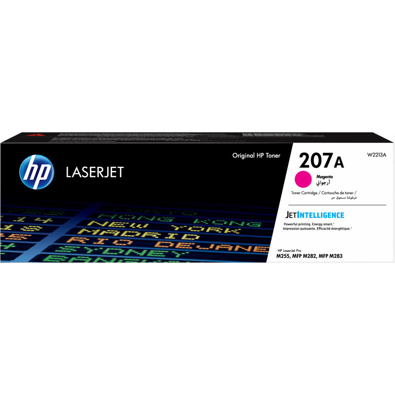 HP 207A LaserJet Toner Cartridge 1350 Pages Magenta W2213A 