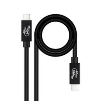 Câble USB-C NANOCABLE Noir 1 m