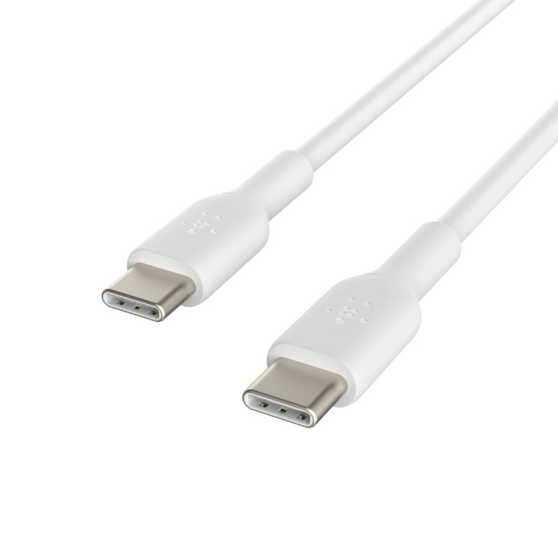 Câble USB-C Belkin CAB003BT1MWH Blanc 1 m (1 Unité)