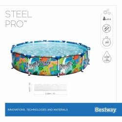 Piscina Desmontable Bestway Steel Pro 305 x 66 cm