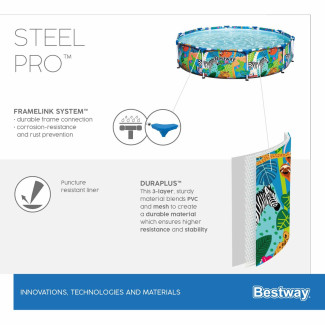 Piscina Desmontable Bestway Steel Pro 305 x 66 cm