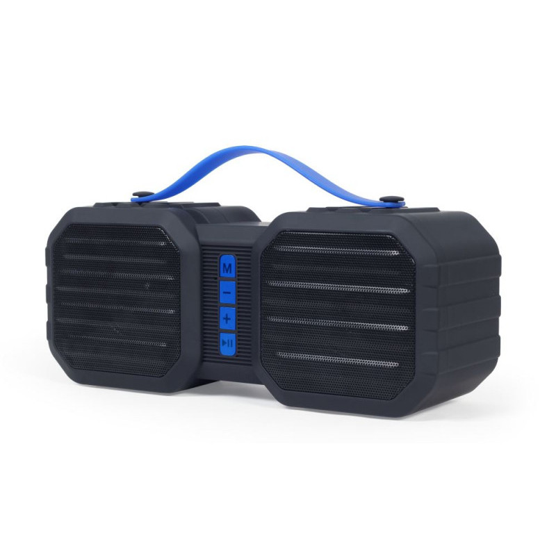 Gembird portable Bluetooth-Speaker. black/blue - SPK-BT-19 