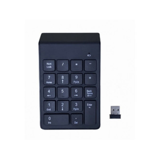 Gembird Wireless Keyboard number of keys 18. black KPD-W-02 