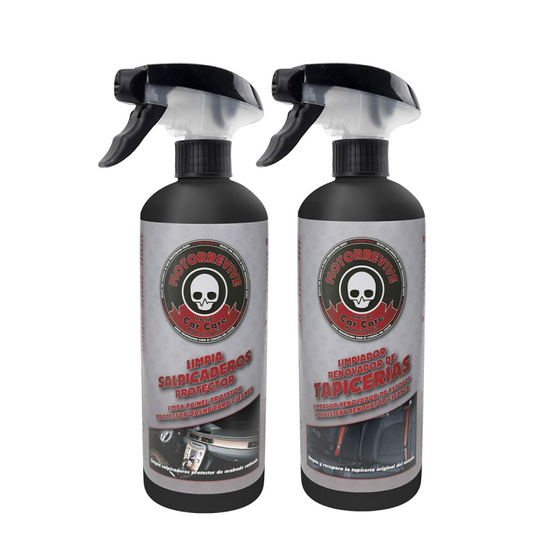 Kit per Cleaning & Storage Motorrevive Pulisci Tappezzeria Pulisci Cruscotto 2 Unità