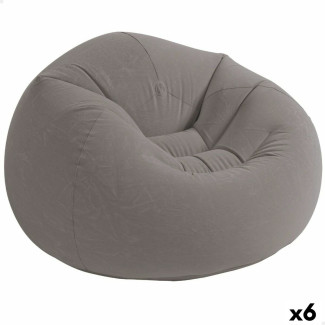 Fauteuil gonflable Intex Gris 107 x 69 x 104 cm (6 Unités)