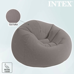 Fauteuil gonflable Intex Gris 107 x 69 x 104 cm (6 Unités)