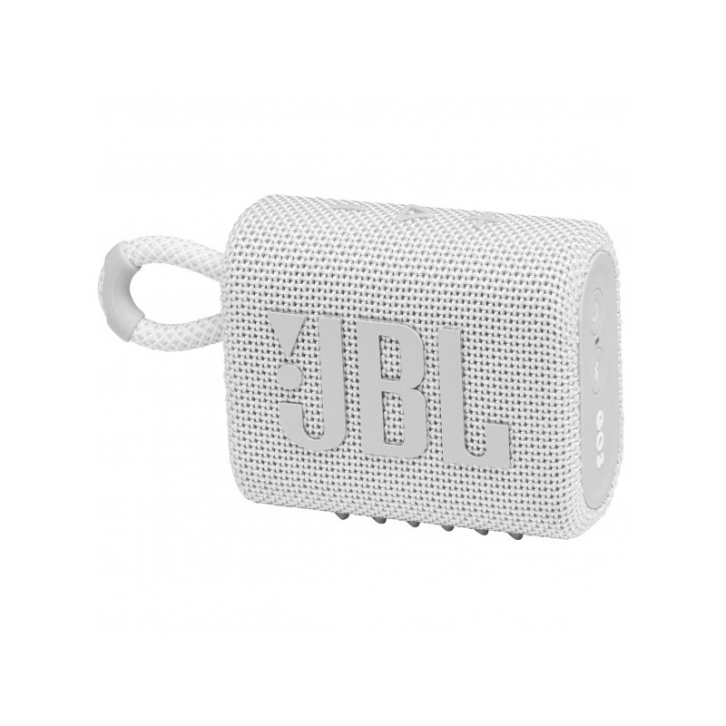 JBL GO3 Enceinte portable étanche blanche JBLGO3WHT 