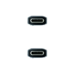 Câble USB-C 3.1 NANOCABLE 10.01.4102-COMB 2 m Noir/Gris