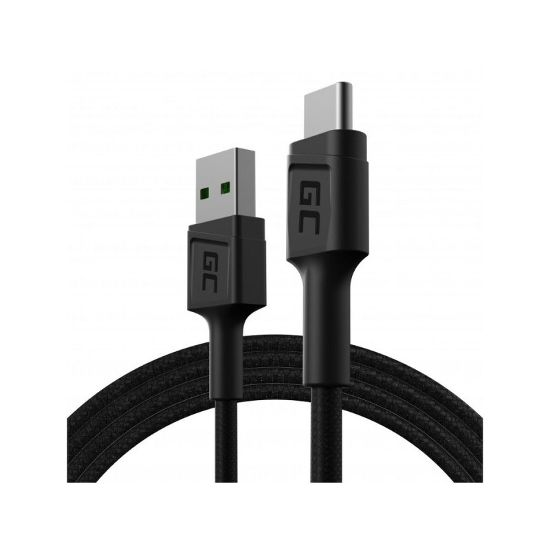 Adapter USB und USB-C Green Cell KABGC22 Schwarz 1,2 m