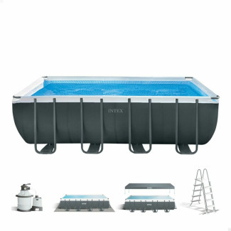 Schwimmbad Abnehmbar Intex Ultra XTR 17.203 l rechteckig 549 x 274 x 132 cm