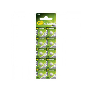 Battery GP Alkaline LR41 / V3GA / AG3 (10 pcs) 