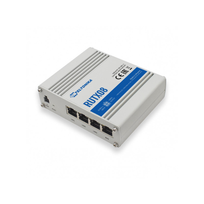 Teltonika RUTX08 - Ethernet WAN - Gigabit Ethernet - Gris RUTX08000000 