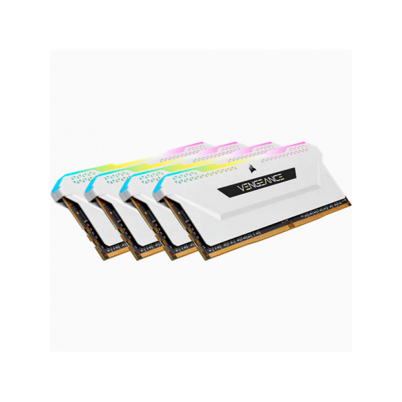 Corsair Vengeance DDR4 64GB (4x16GB) 3200MHz DIMM Weiß CMH64GX4M4E3200C16W 