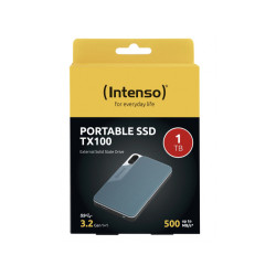 Intenso External SSD TX100 1TB USB 3.2 Gen 1x1 Gray/Blue 3826460 