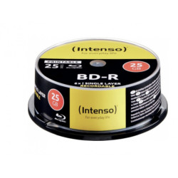 Intenso Blu-Ray Rohling BD-R Printable 25GB 6x Speed 25er CakeBox 5101114 