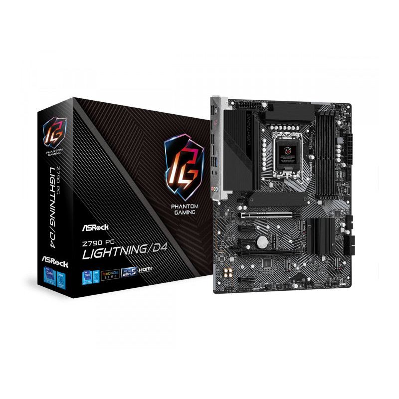 ASRock Z790 PG Lightning/D4 Intel Motherboard 90-MXBJM0-A0UAYZ 