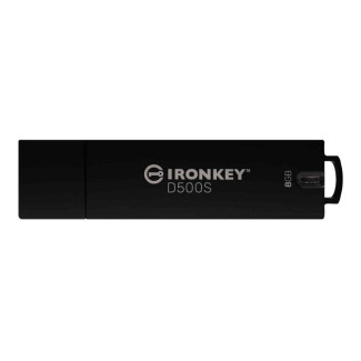 Kingston 8GB IronKey D500S Fips 140-3 Lvl 3 USB AES-256 IKD500S/8GB 