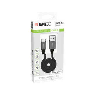 EMTEC 1.2 m USB A to USB C USB 3.2 Gen 2 Cable ECCHAT700TCU3