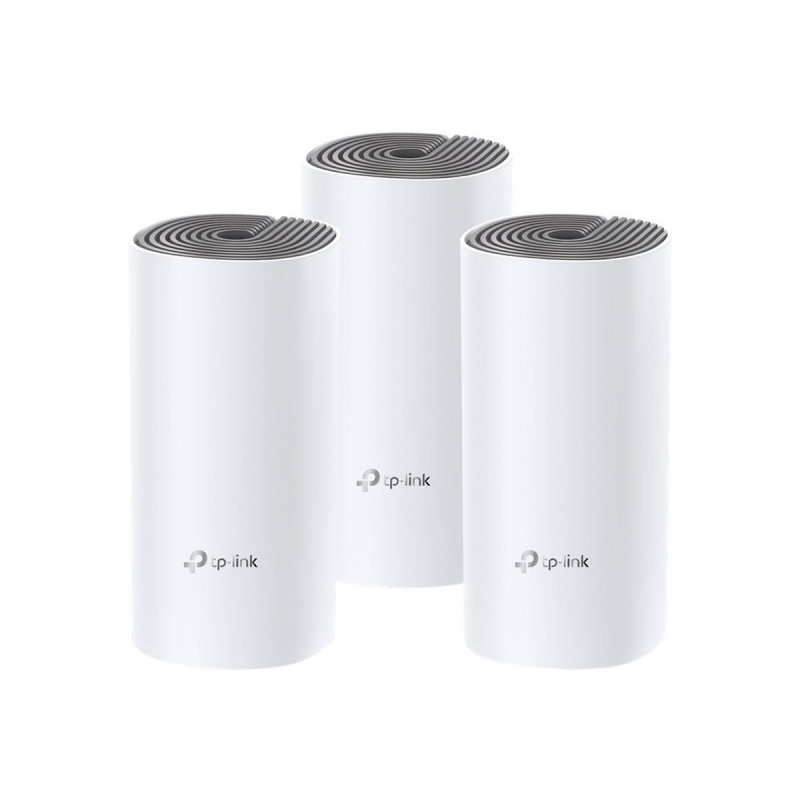 TP-LINK AC1200 Whole Home Mesh Wi-Fi System White/Grey DECO E4(3-Pack) 