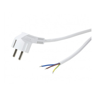 LogiLink Power Cable CEE7/7 (90°) to Open Cable end 1.5m White CP136 