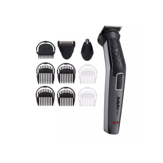 BaByliss 10-in-1 Carbon Titanium Multigrooming Set Black/Silver MT727E 