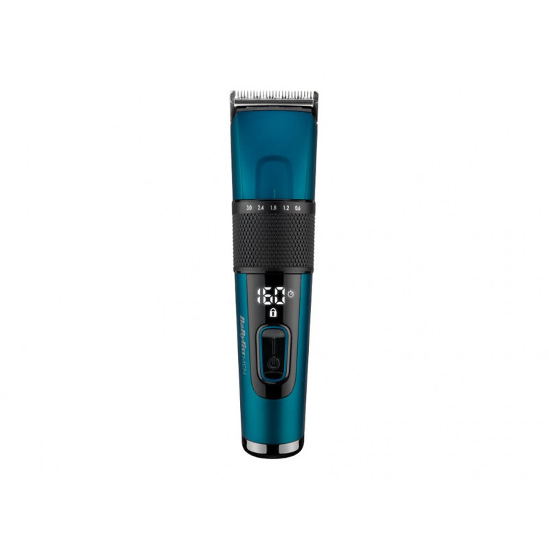 BaByliss Japanese Steel Digital Hair Clipper Black/Teal E990E 