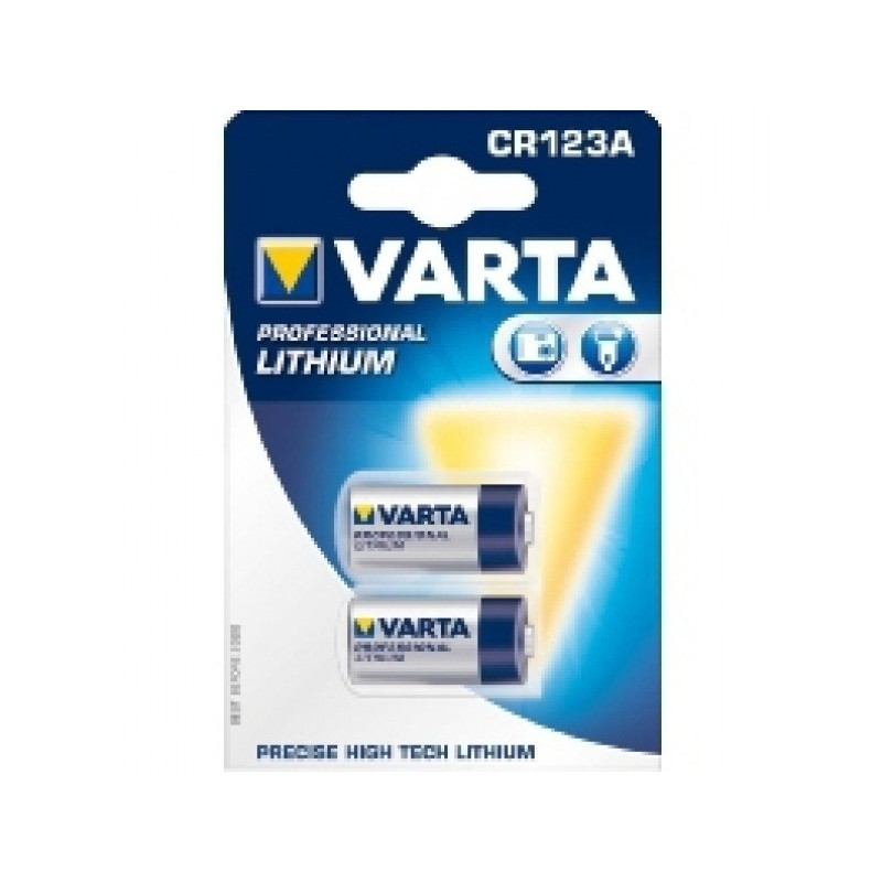 Varta Batterie Lithium Photo CR123A 3V Blister (2-Pack) 06205 301 402