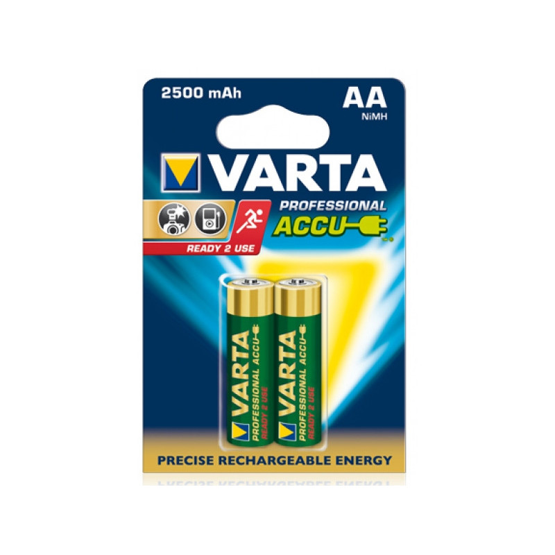 Varta Piles NiMH Mignon AA 2600mAh Blister (Pack de 2) 05716 101 402