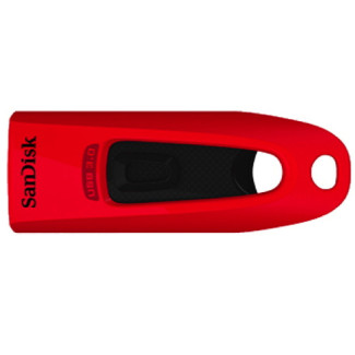 SanDisk Ultra Clé USB 3.0 ROUGE 64GB SDCZ48-064G-U46R