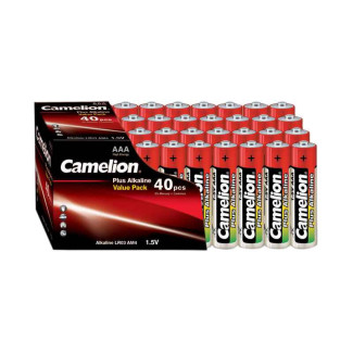 Camelion Pack de 40 piles Alcaline LR03 Micro AAA 