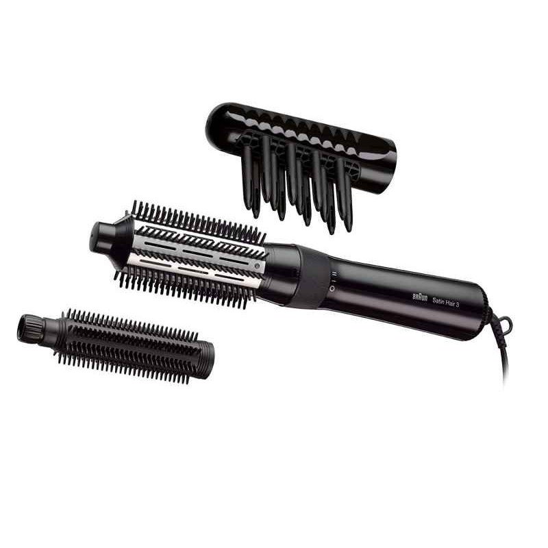 Braun Appareil de coiffure satin hair 3 AS330 avec peigne de volume et petite brosse ronde 