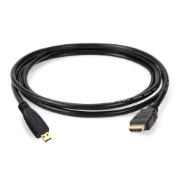 Reekin HDMI-Micro HDMI Câble - 1.0 Mètre (High Speed with Ethernet)