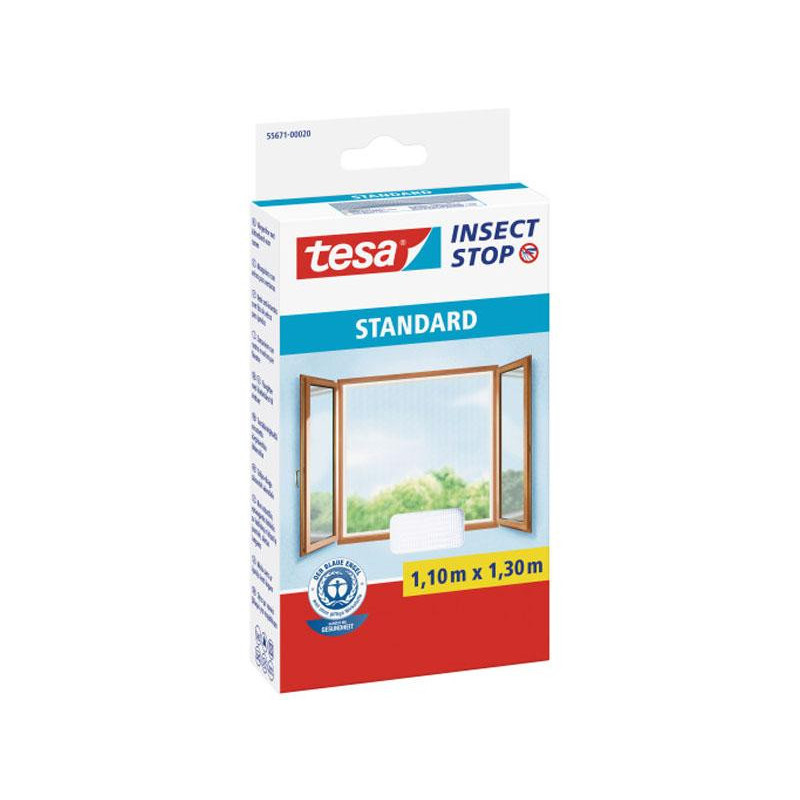 Tesa Insect Stop Grillage anti-mouches Standard 1.1m x 1.3m (Blanc)