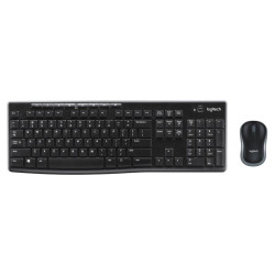 Logitech Clavier QWERTY sans fil Desktop MK270 920-004511