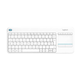 Logitech Clavier QWERTY sans fil Touch Keyboard K400 Plus Blanc -920-007128