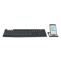 Logitech Clavier QWERTZ  Bluetooth Multi-Device K375s Graphite - 920-008168