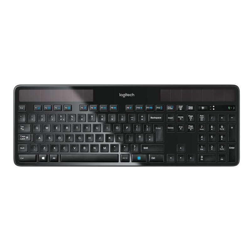 Logitech clavier QWERTY sans fil /solaire  K750 920-002916