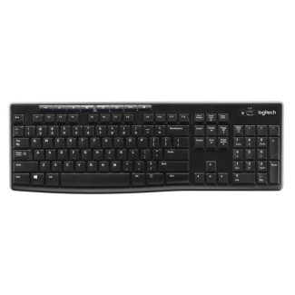 Logitech Clavier QWERTZ sans fil K270 RF Noir 920-003052