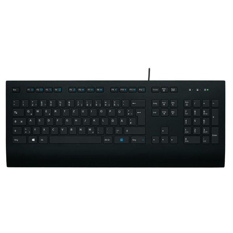 Logitech Clavier QWERTZ professionnel K280e USB 920-008669 (Noir)