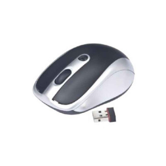 Gembird souris RF sans fil Optique 1600 DPI Noir Argent MUSW-002 